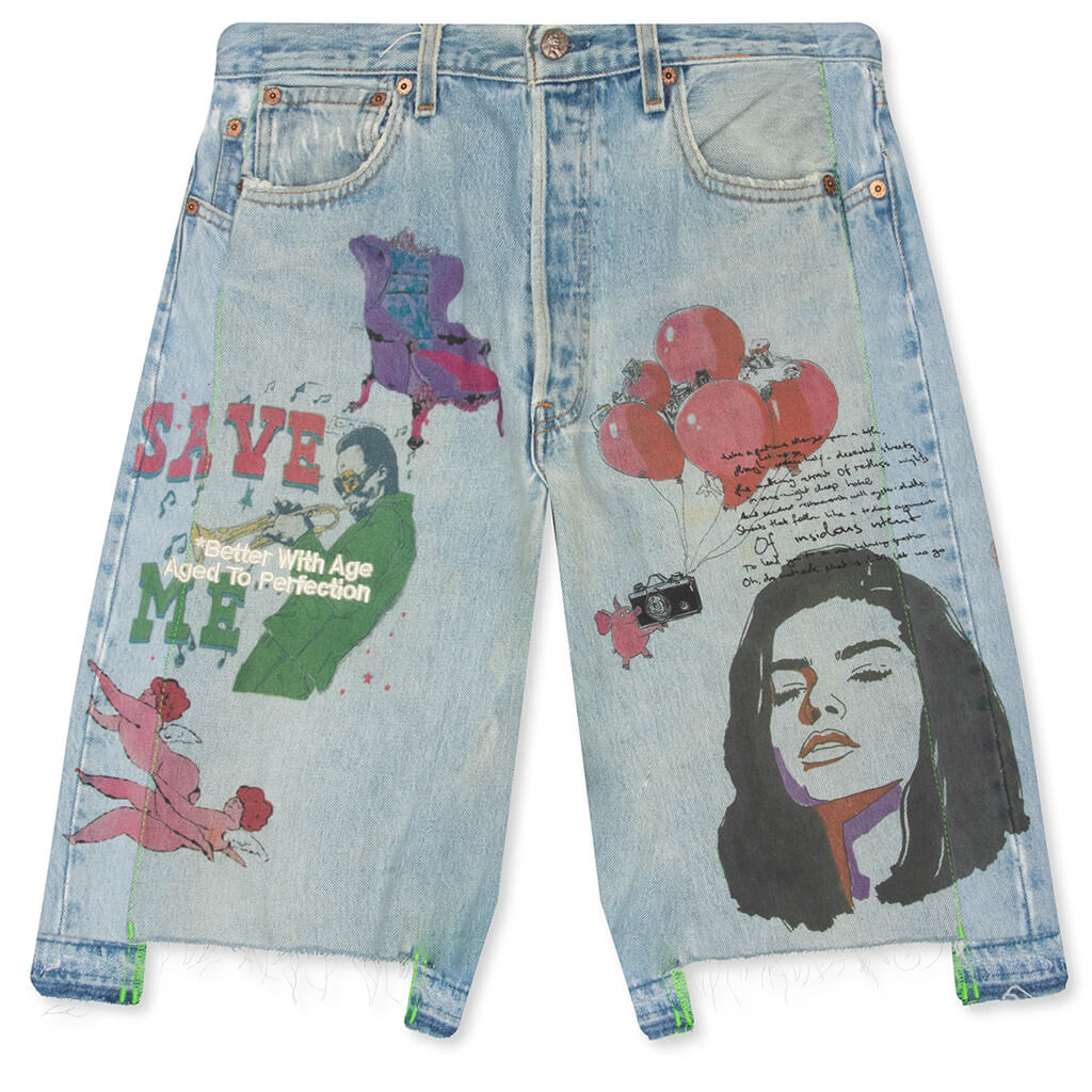 Harrison Triple-Wide Denim Short - Indigo
