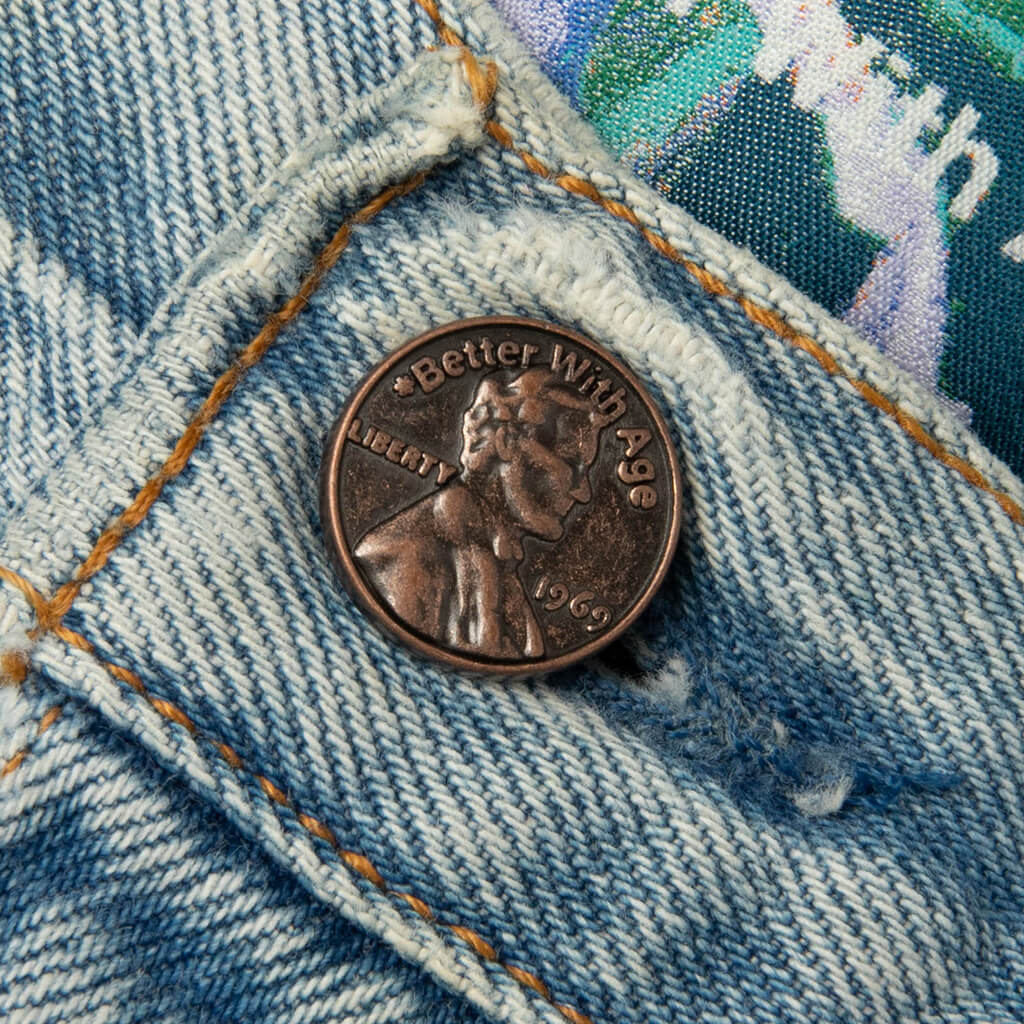 Harrison Triple-Wide Denim Short - Indigo - Image 3