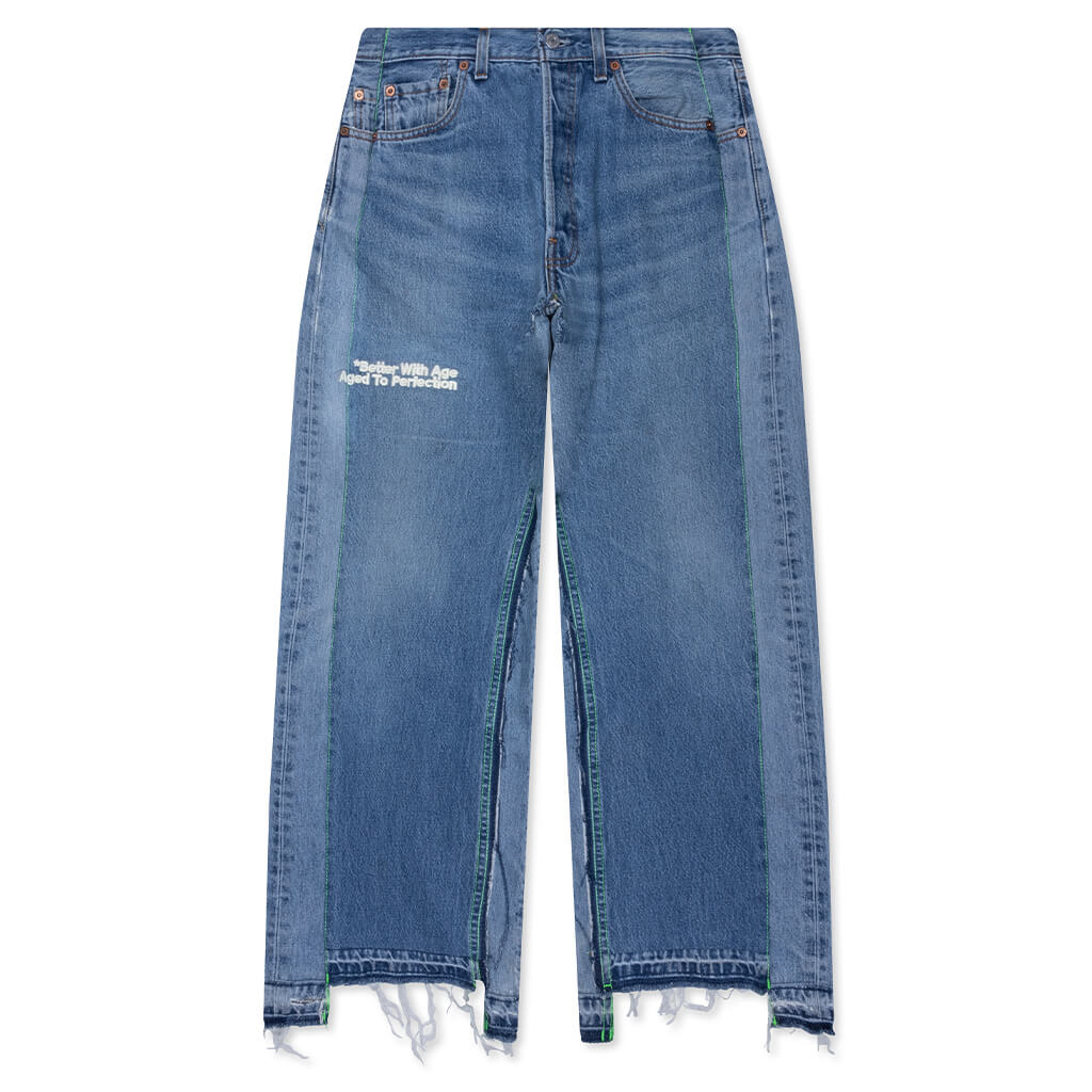 Monroe Triple Wide Denim Trouser - Indigo