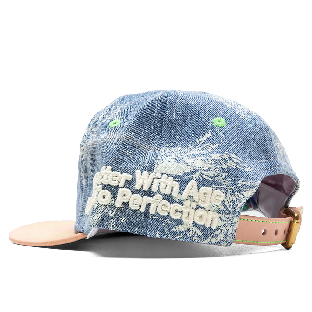 Teresa Reconstructed Denim Hat - Indigo - Image 4