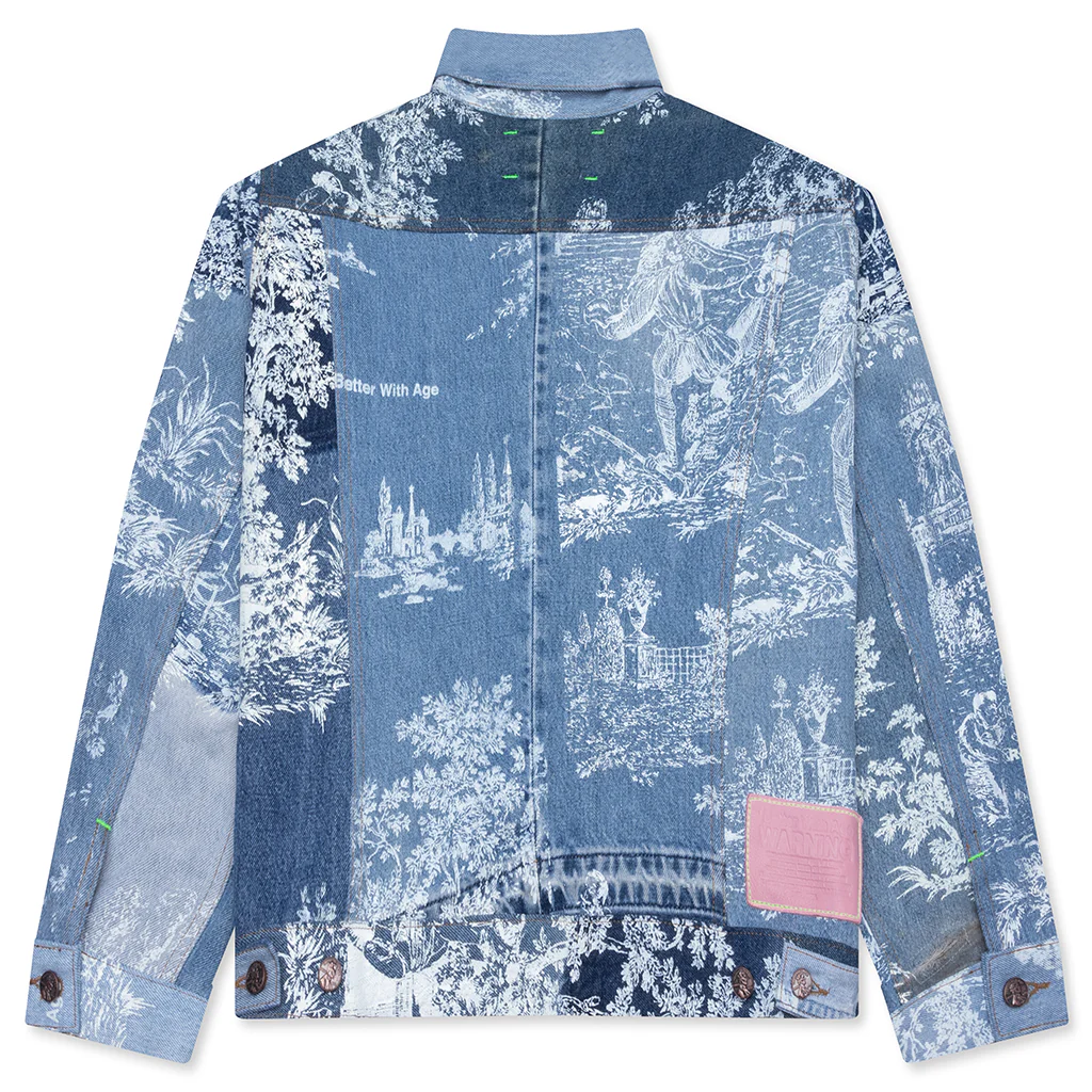 Teresa Reconstructed Trucker Jacket - Indigo - Image 2