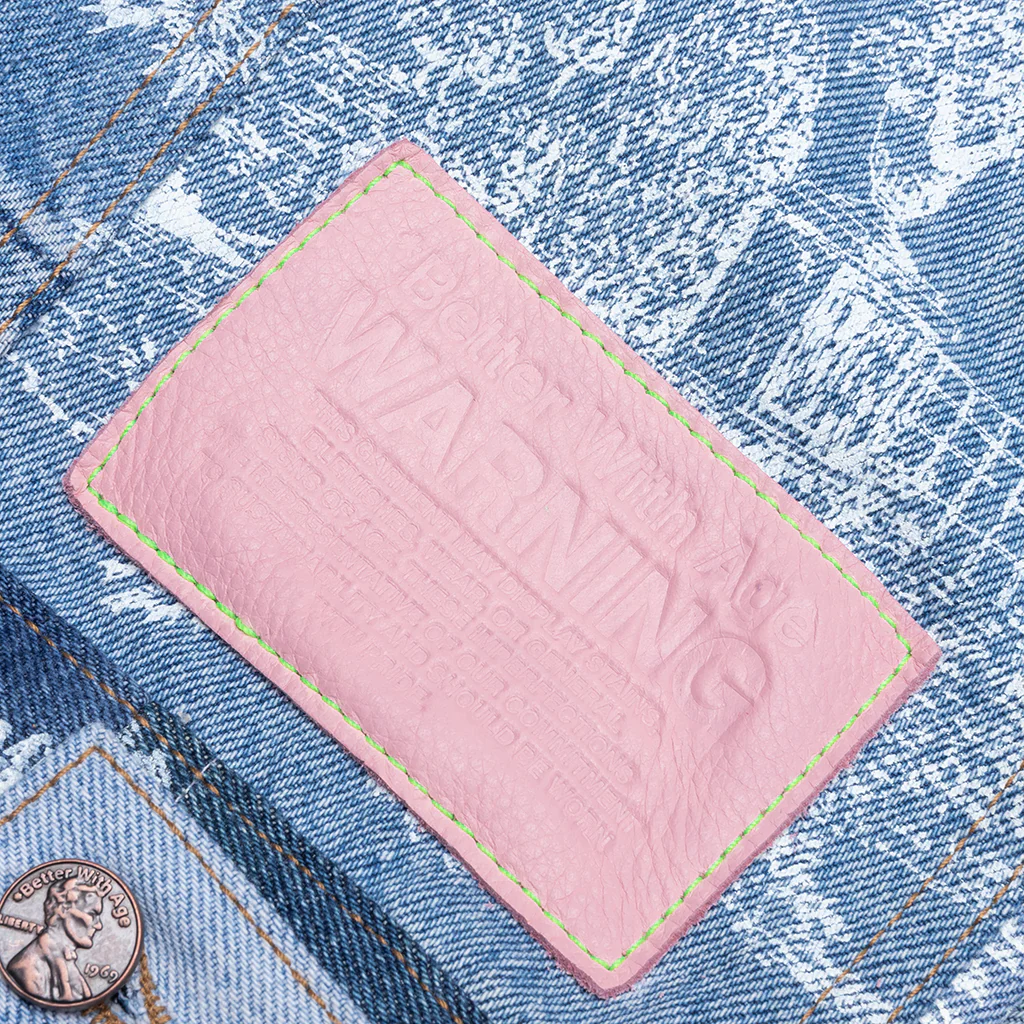Teresa Reconstructed Trucker Jacket - Indigo - Image 7