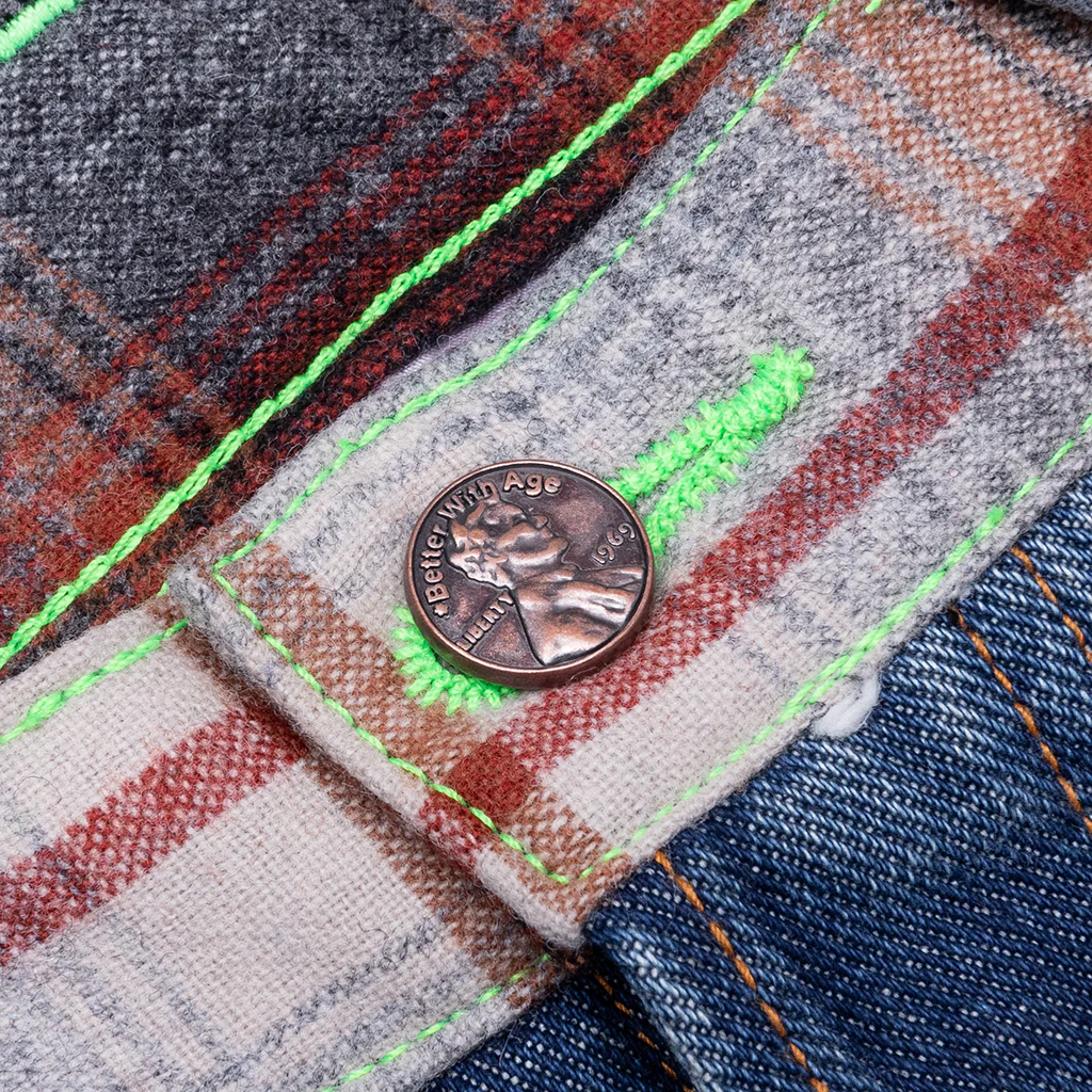 *Better with Age x Pendleton Newport Mixed Media Trouser - Multi - Image 3