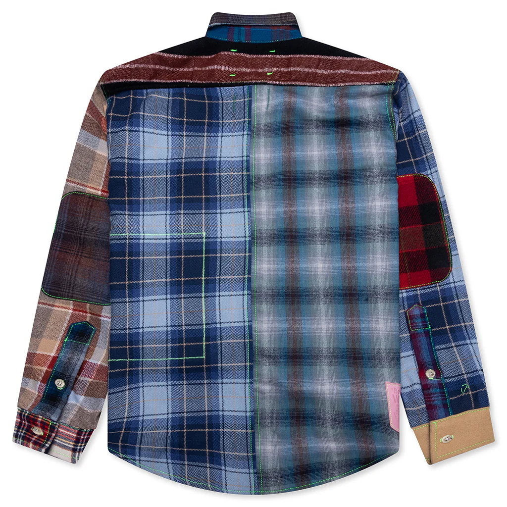 *Better with Age x Pendleton Whitney Reversible Flannel Overshirt - Multi - Image 2