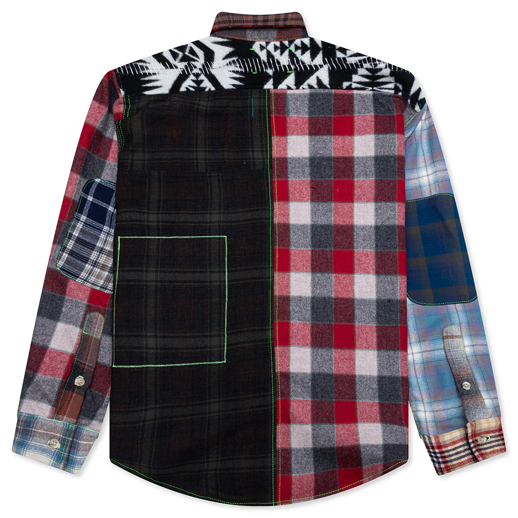 *Better with Age x Pendleton Whitney Reversible Flannel Overshirt - Multi - Image 2