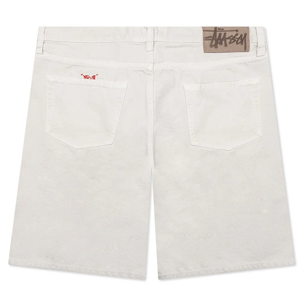 Big OL Shorts Washed Canvas - Vintage Natural - Image 2