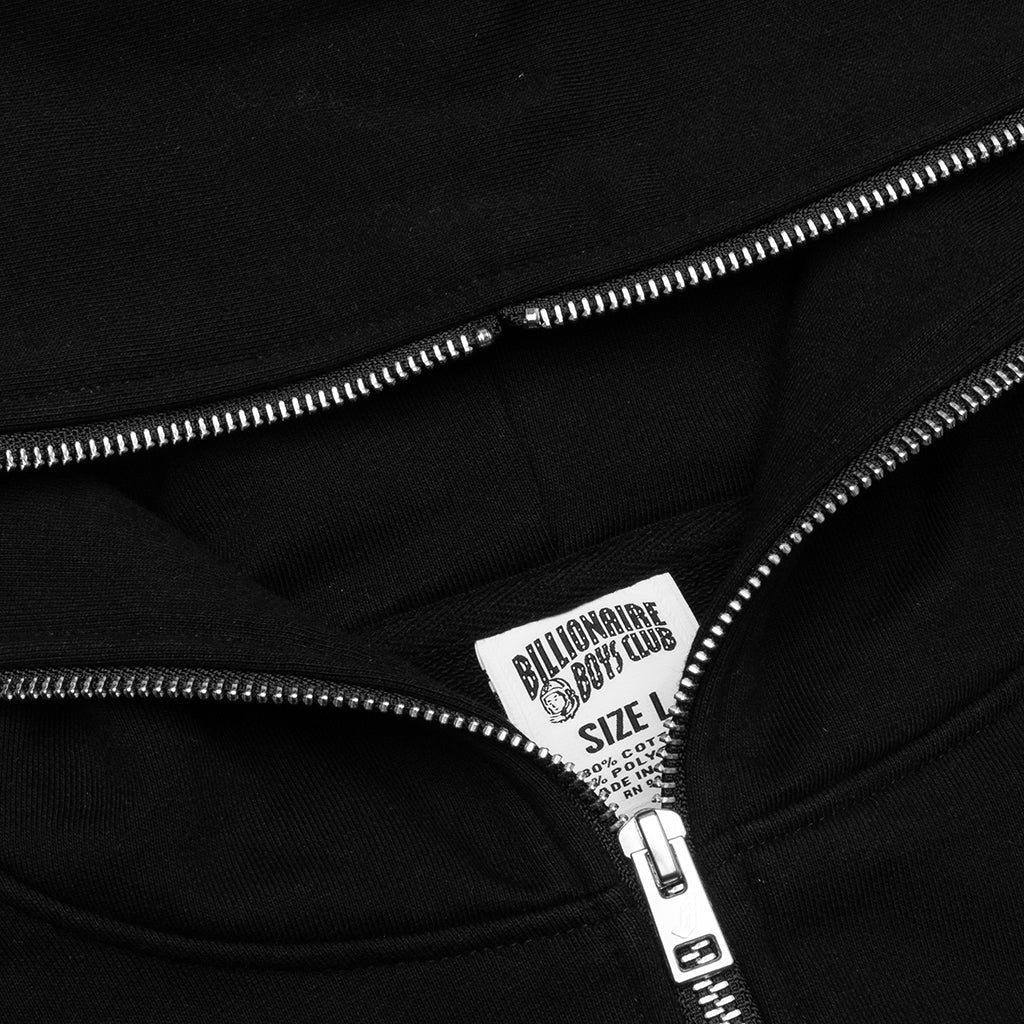 BB Arch Full Zip Hoodie - Black - Image 3