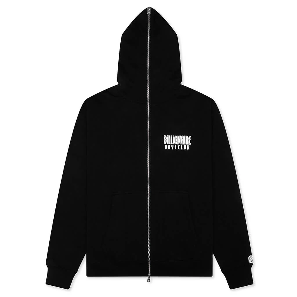 Astro Zip Hoodie - Black