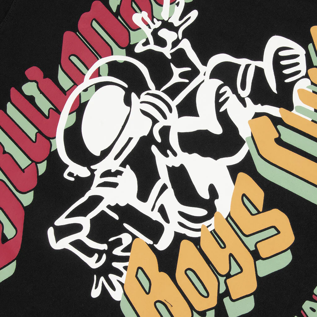 Dancetronaut Cropped Tee - Black - Image 3