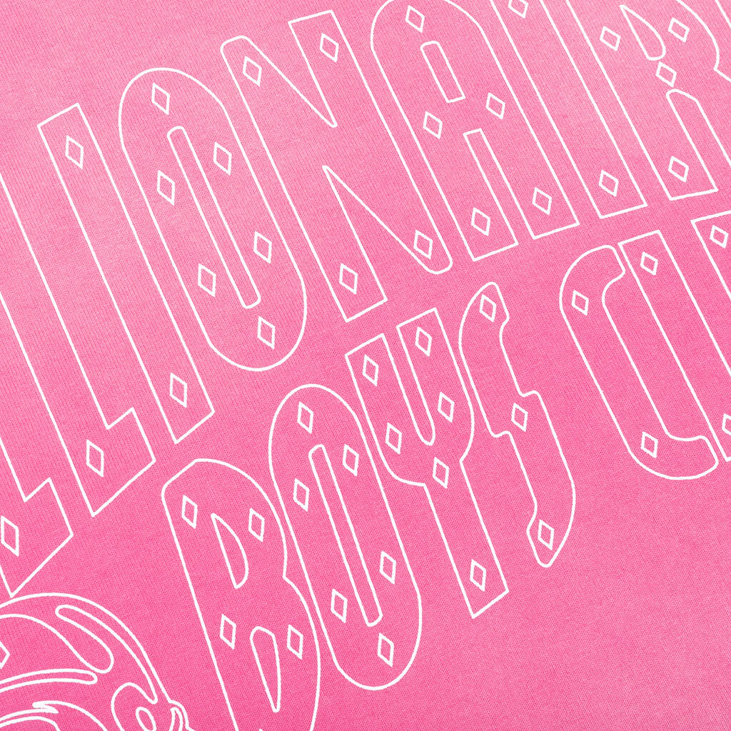 BB Faded Helmet S/S Crop Fit Knit - Carmine Rose - Image 4