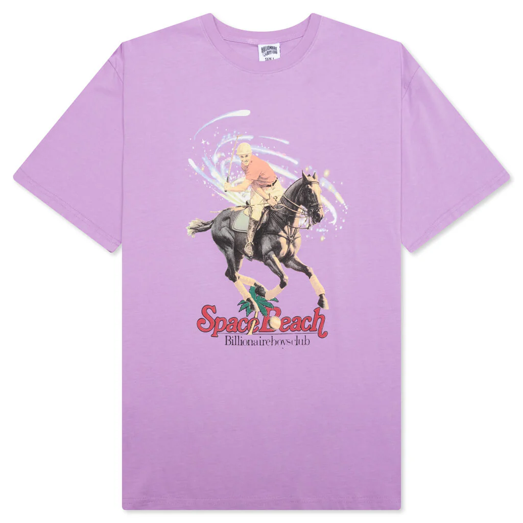 BB Space Polo S/S Tee - Regal Orchid