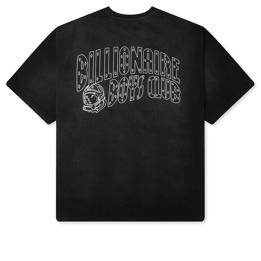 Faded Helmet S/S Knit Tee - Black - Image 2