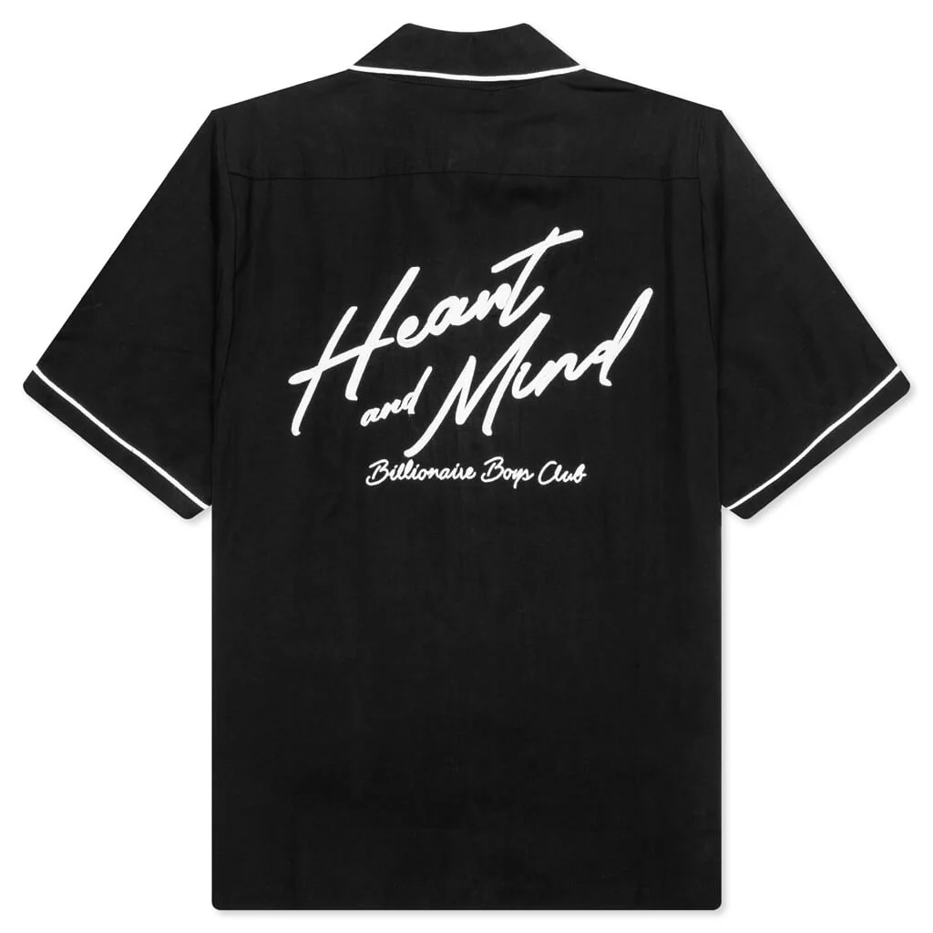 Mind Your Heart S/S Woven - Black - Image 2