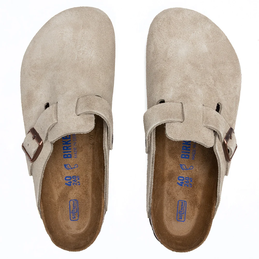 Wide Boston Soft Footbed - Taupe - Image 4