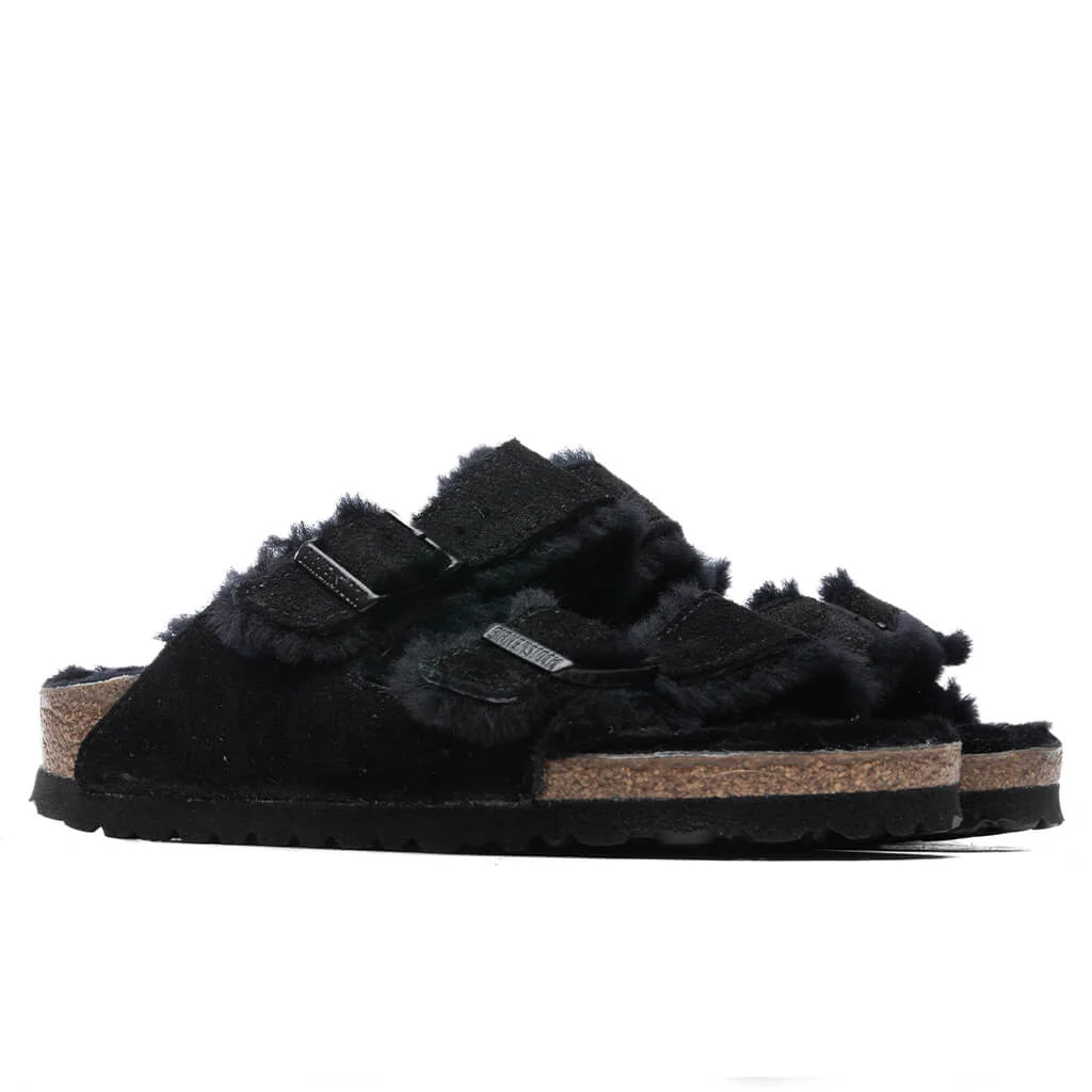 Women's Narrow Arizona Shearling - Black - Image 3