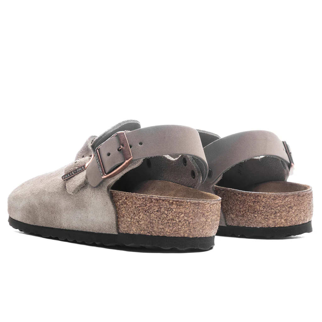 Wide Tokio Suede Leather - Taupe - Image 3