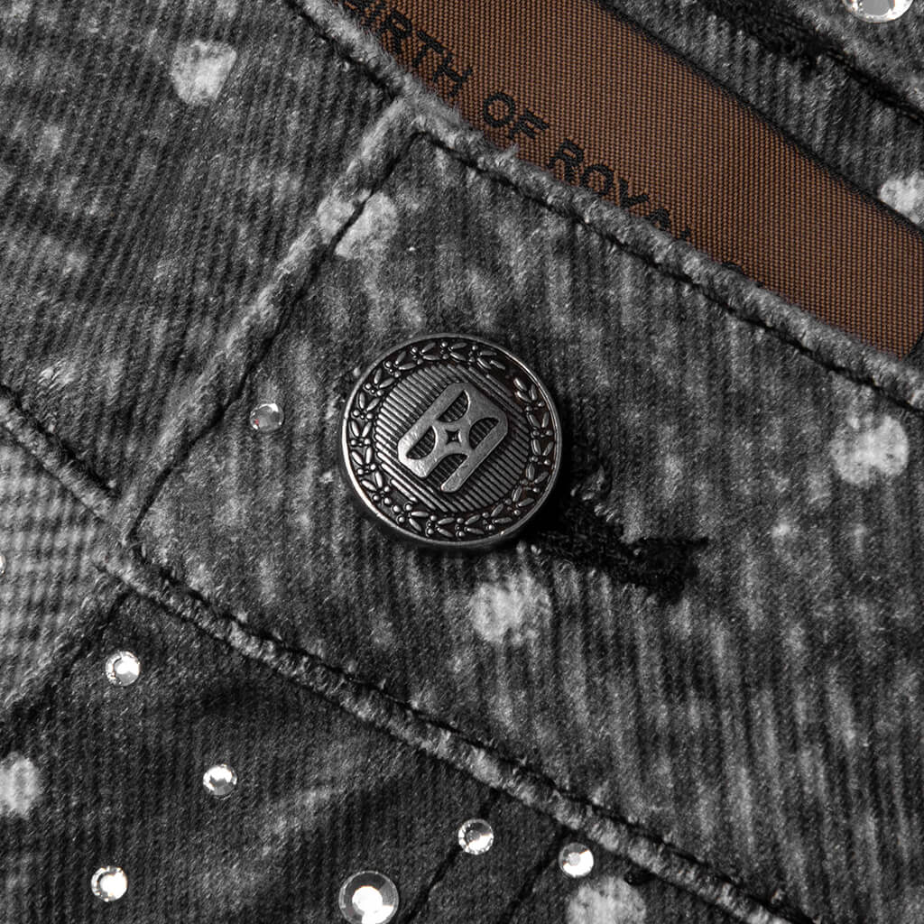 20K Swarovski Diamond Boro Jean - Black - Image 3