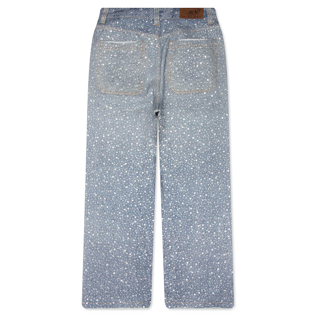 20K Swarovski Diamond Boro Jean - Blue - Image 2