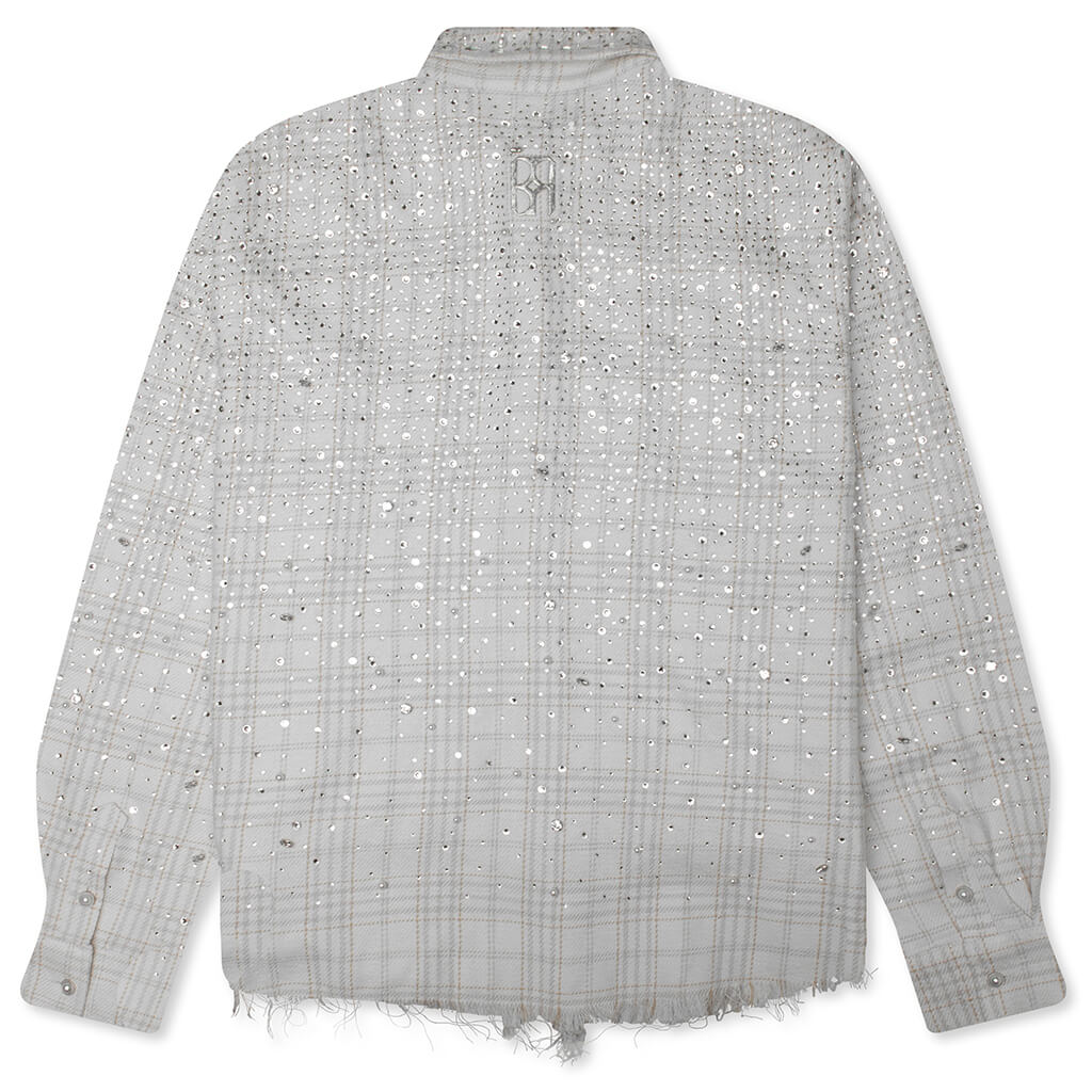 20K Pearl Diamond Shirt - White/Beige - Image 2