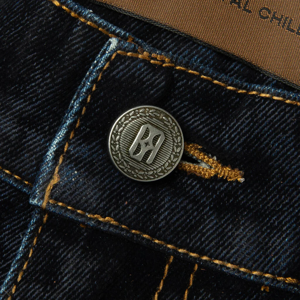 20K Diamond Starlight Denim Shorts - Blue - Image 3