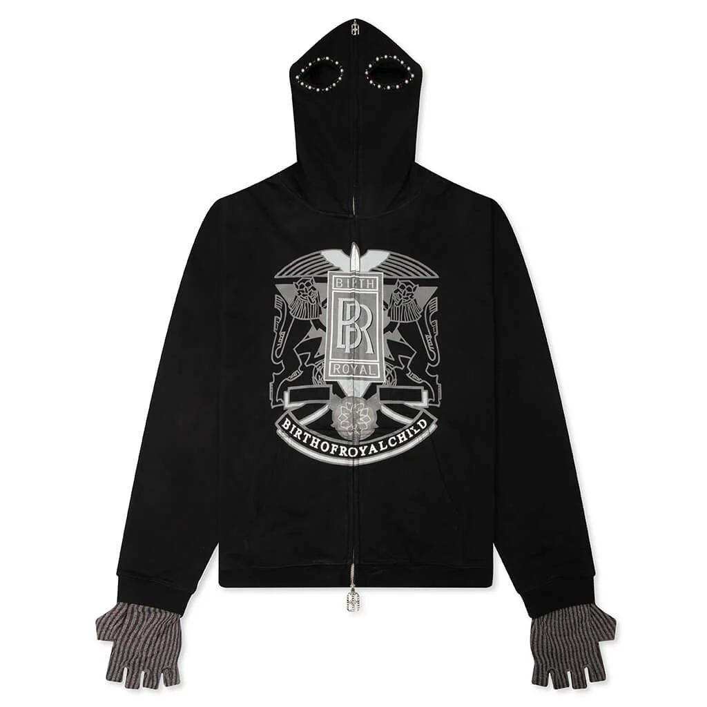 Royce Crown Hoodie - Black