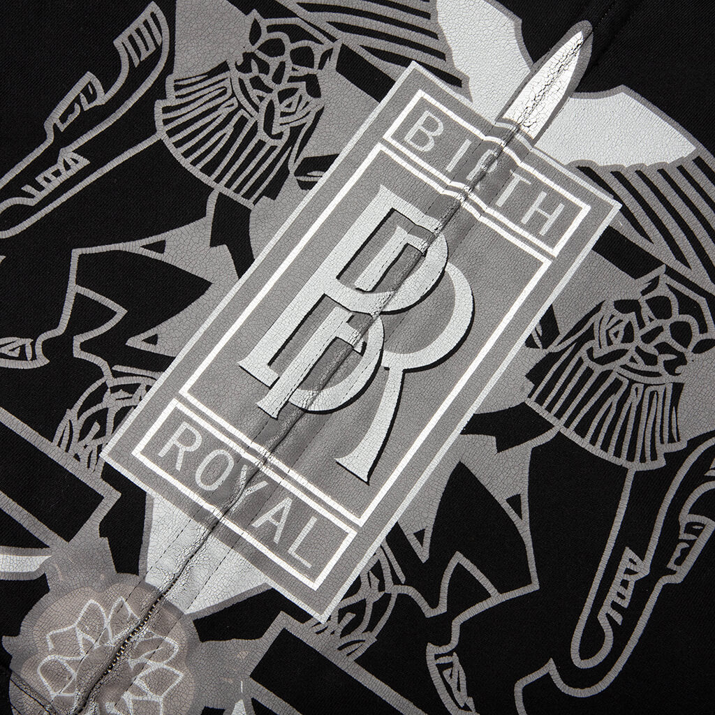 Royce Crown Hoodie - Black - Image 4
