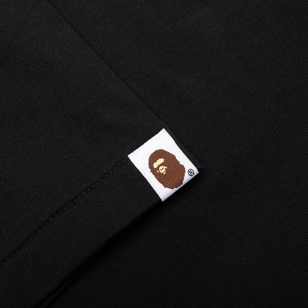Hand Draw Bape Relaxed Fit Tee - Black - Image 4