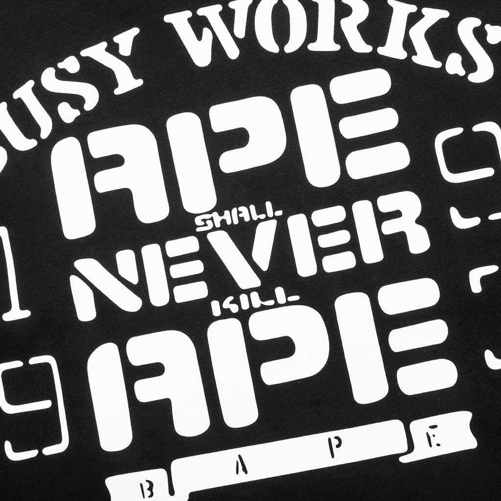 OG Ape Head College Relaxed Fit Tee - Black - Image 4