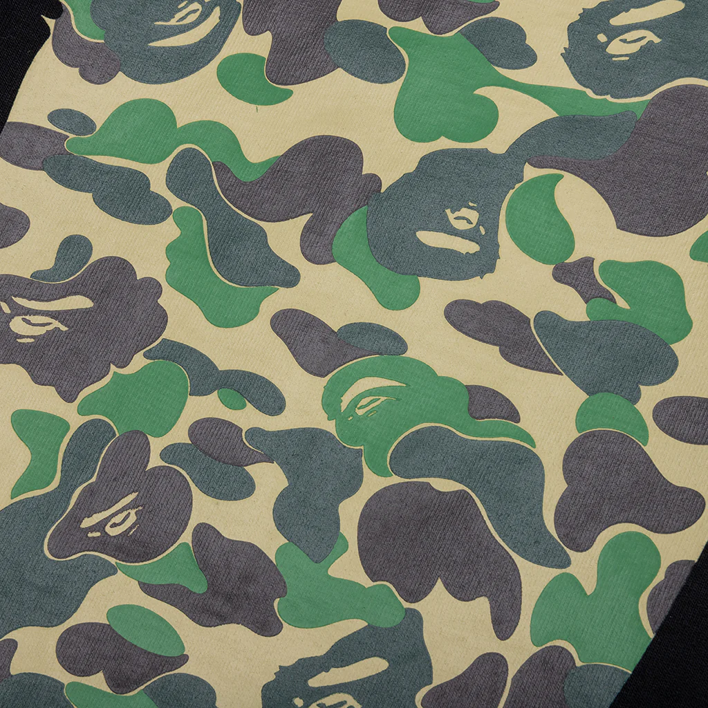 Kid's ABC Camo Big Ape Head Tee - Black/Green - Image 4