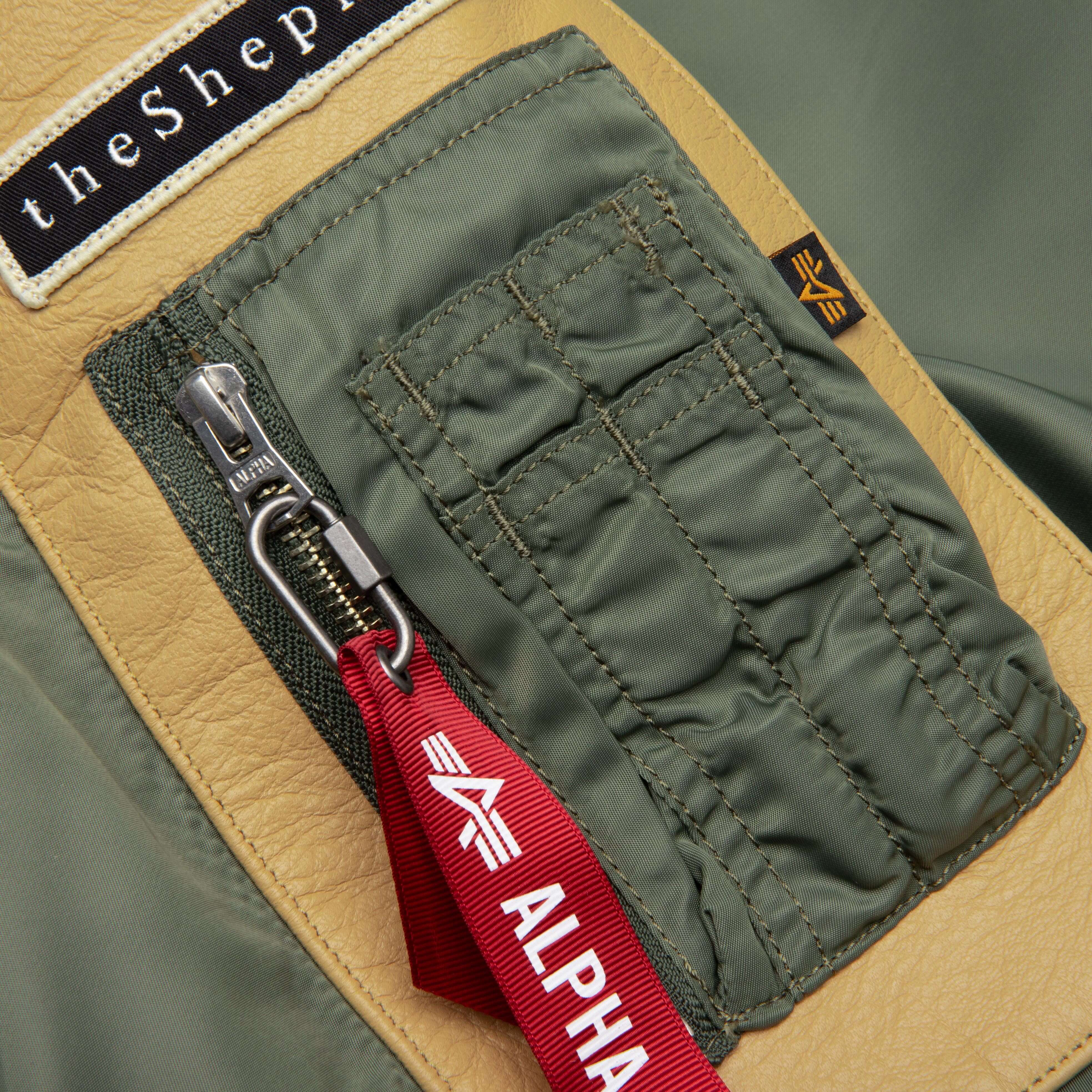 Undercover x Alpha Industries x Fragment Bomber Jacket - Khaki - Image 3