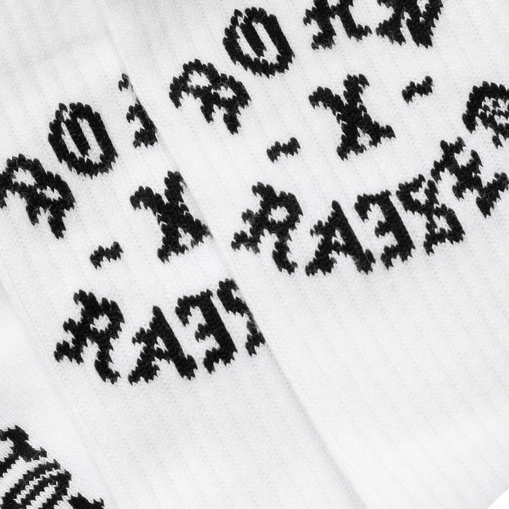 10 Toes Down Rocker Socks - White - Image 2
