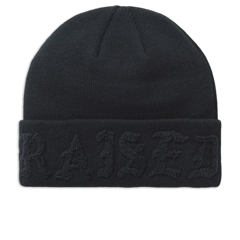 BxR Tonal Knit Beanie - Black - Image 2