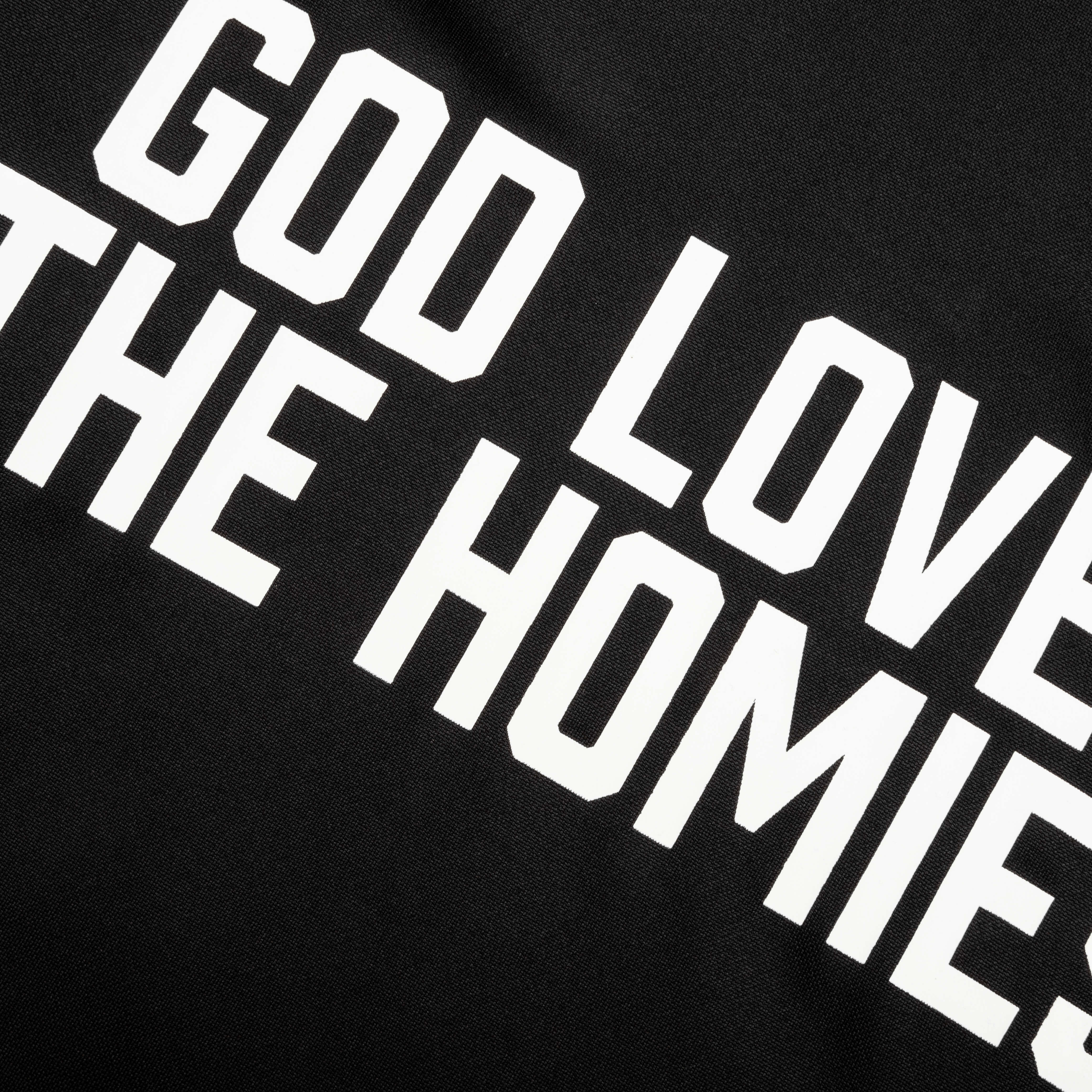 God Loves The Homies Jersey - Black - Image 5