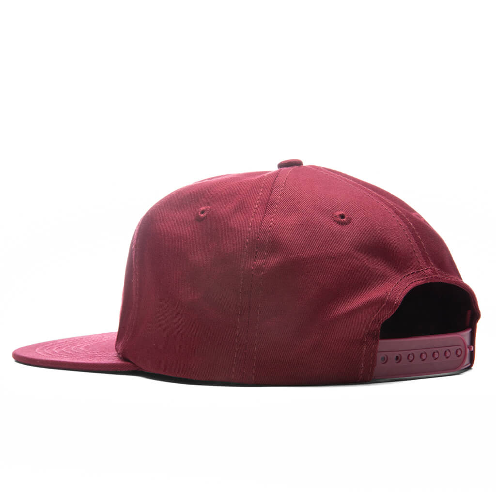 Prehistoric Twill Six Panel Hat - Maroon - Image 3