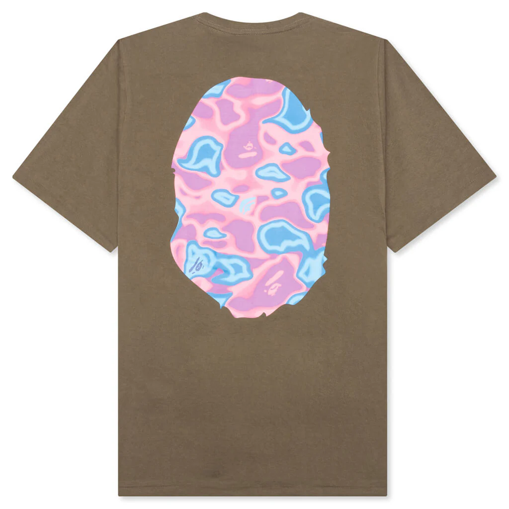 Liquid Camo Bape Sta Logo Tee - Brown - Image 2