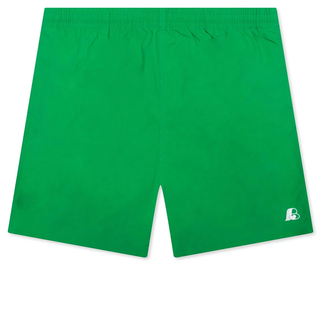 B Logo Water Short - Green