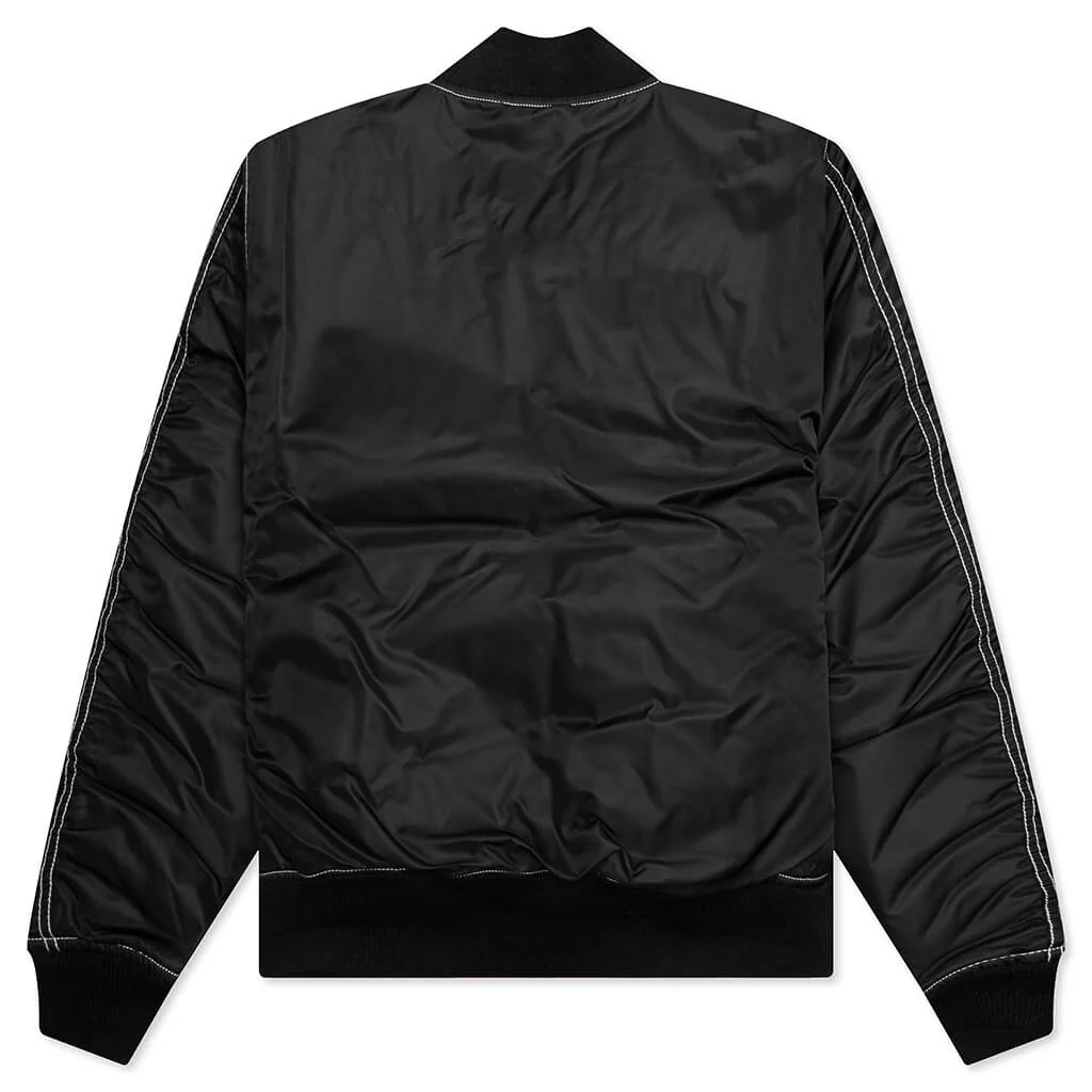 Built Bomber Jacket - Black - Image 2