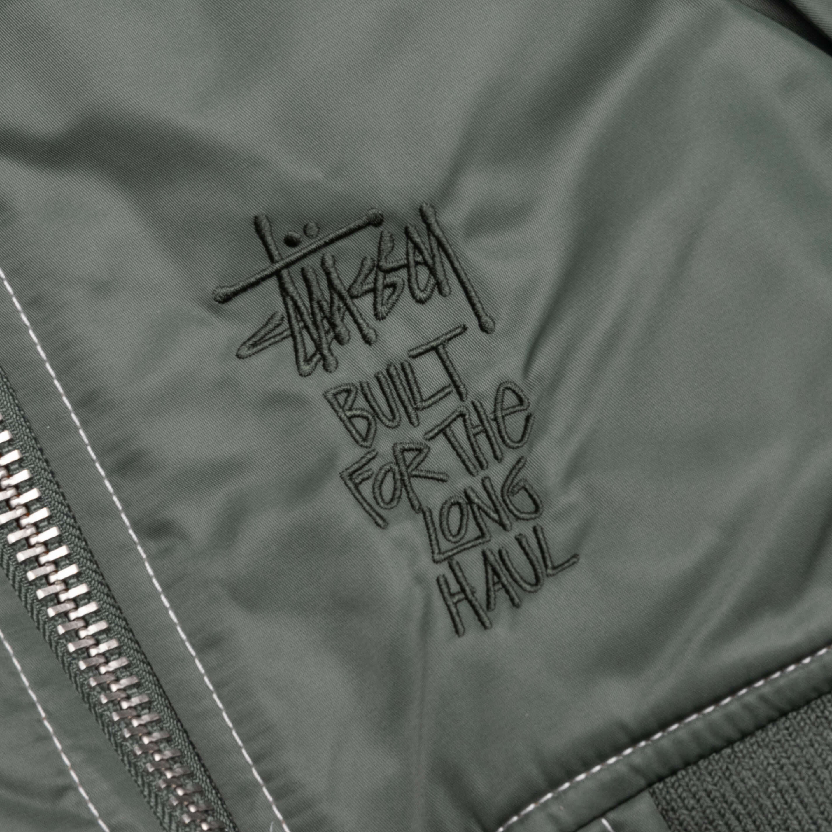 Built Bomber Jacket - Green - Image 4