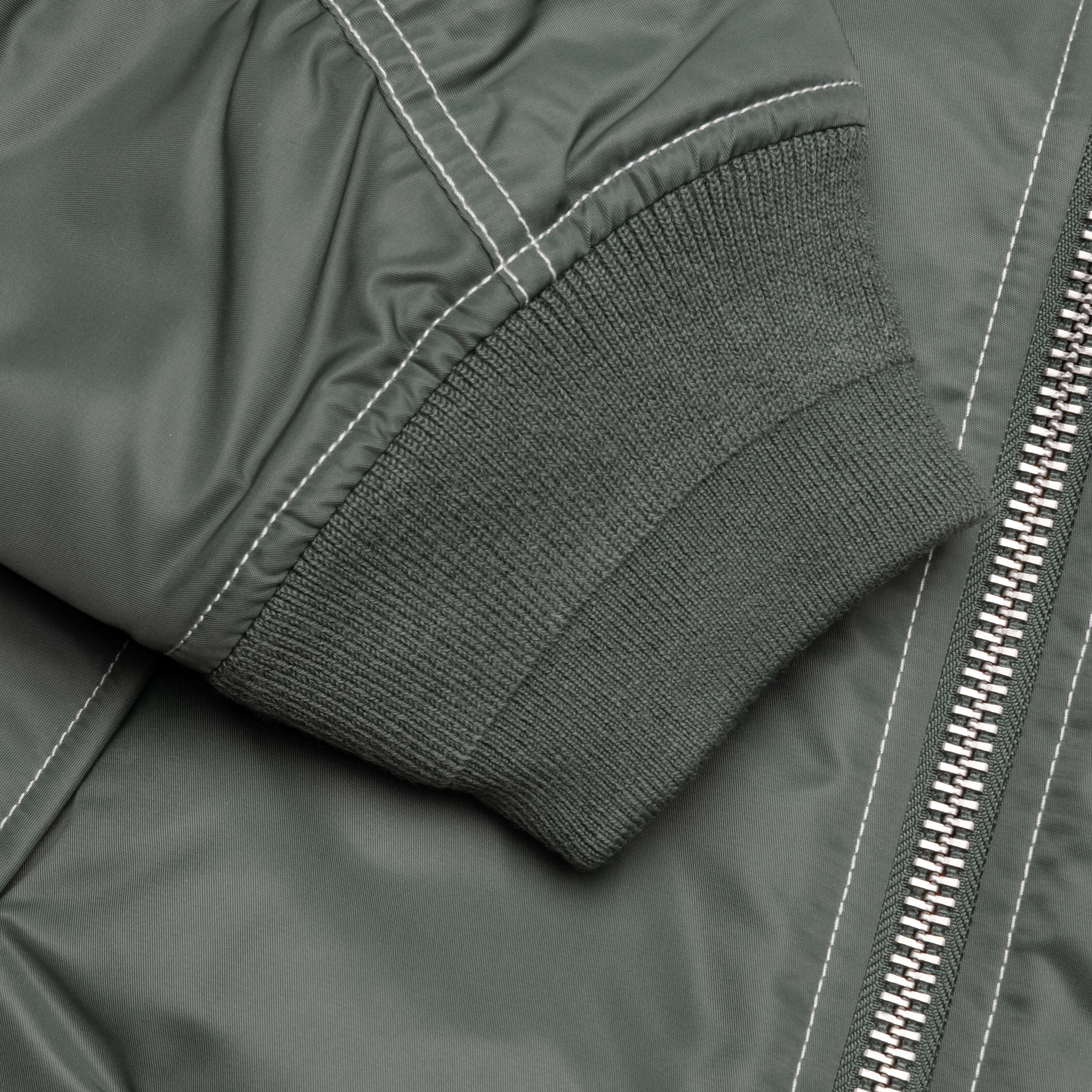 Built Bomber Jacket - Green - Image 5
