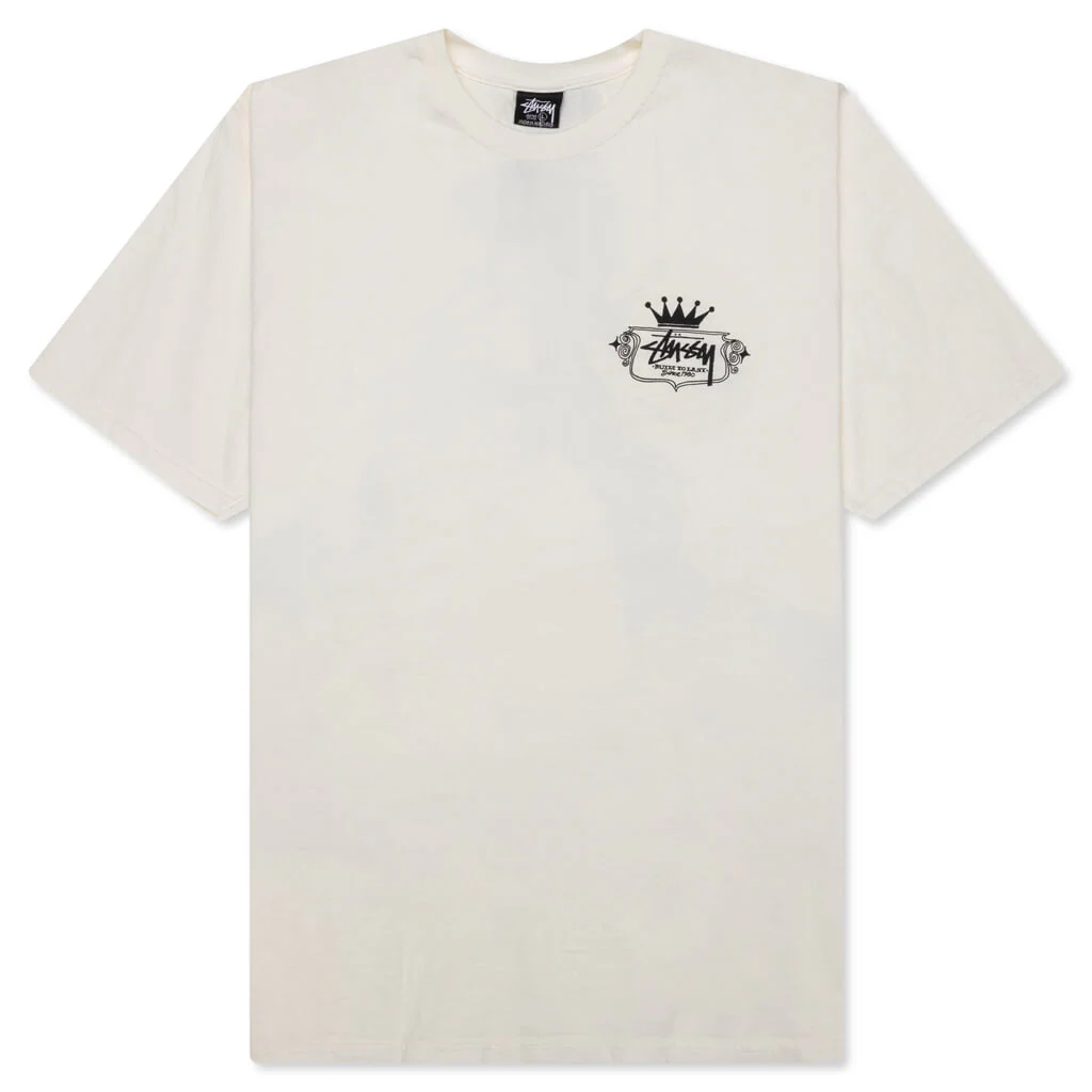 Built To Last Pig. Dyed Tee - Natural