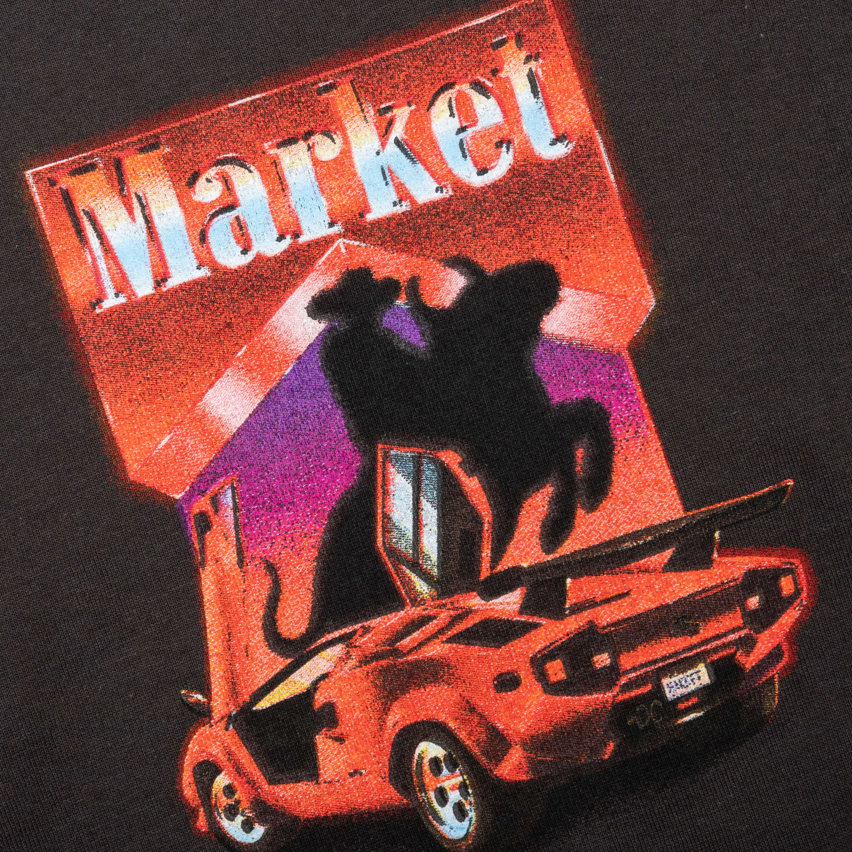 Bull Rider T-Shirt - Washed Black - Image 3