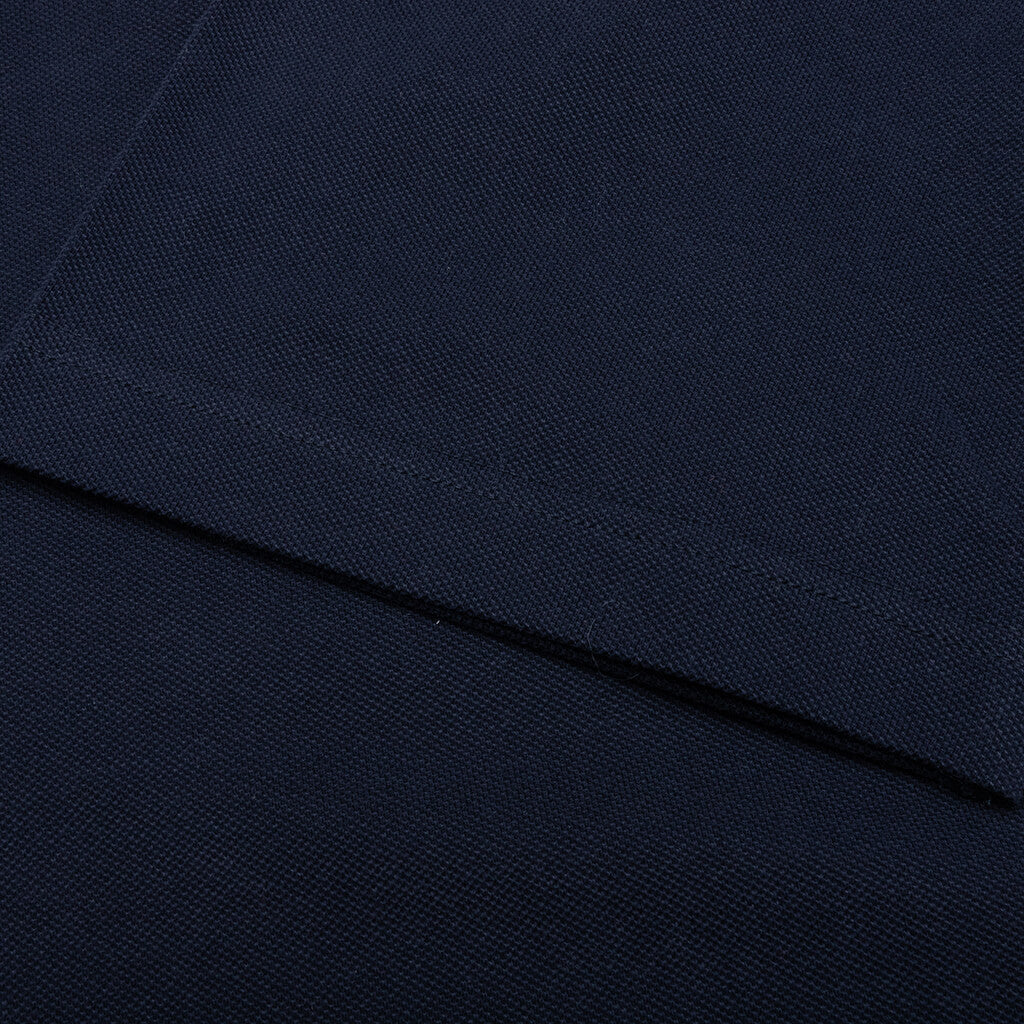 Bunny Embroidery Polo Shirt - Navy - Image 5