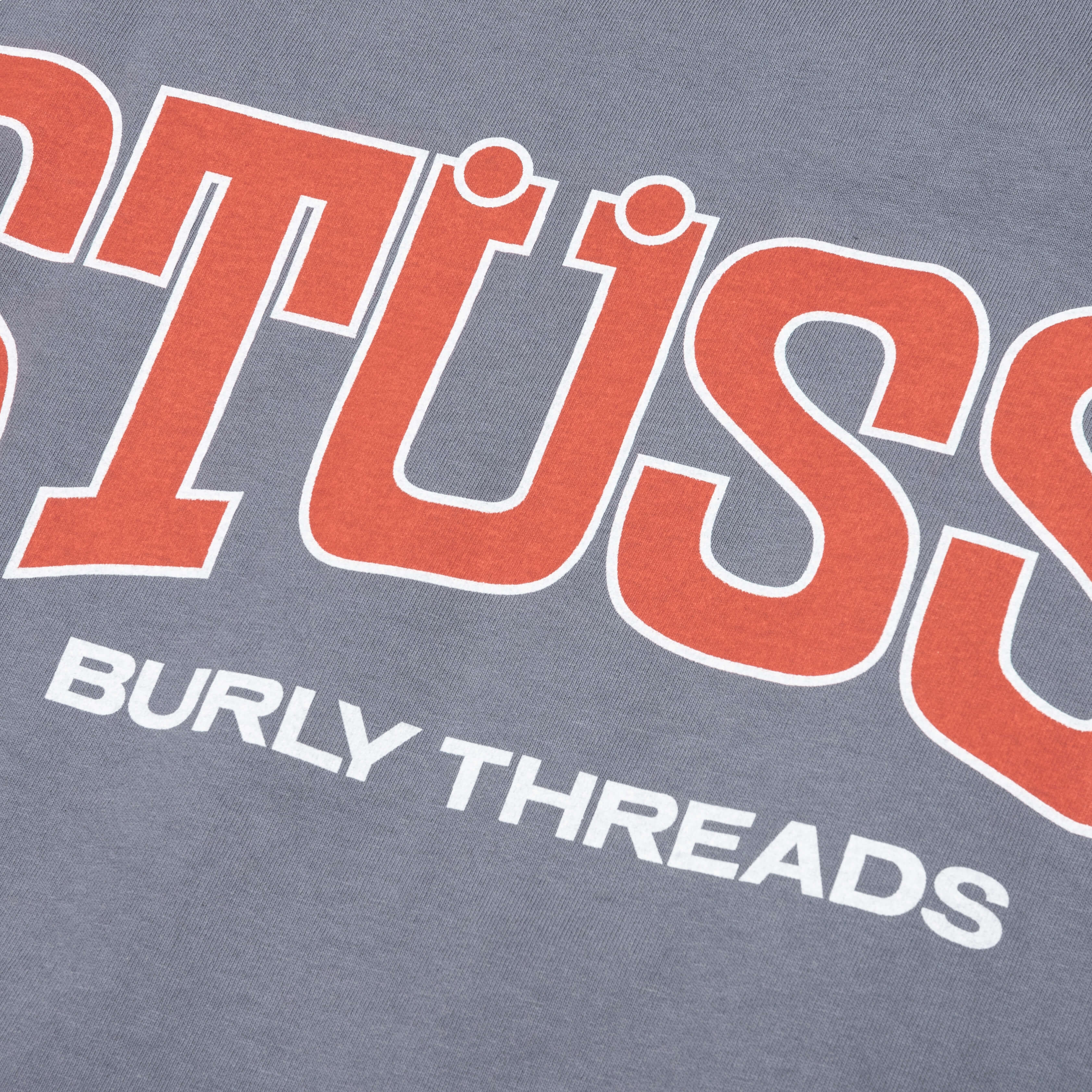 Burly Threads Pig. Dyed Tee - Indigo - Image 3