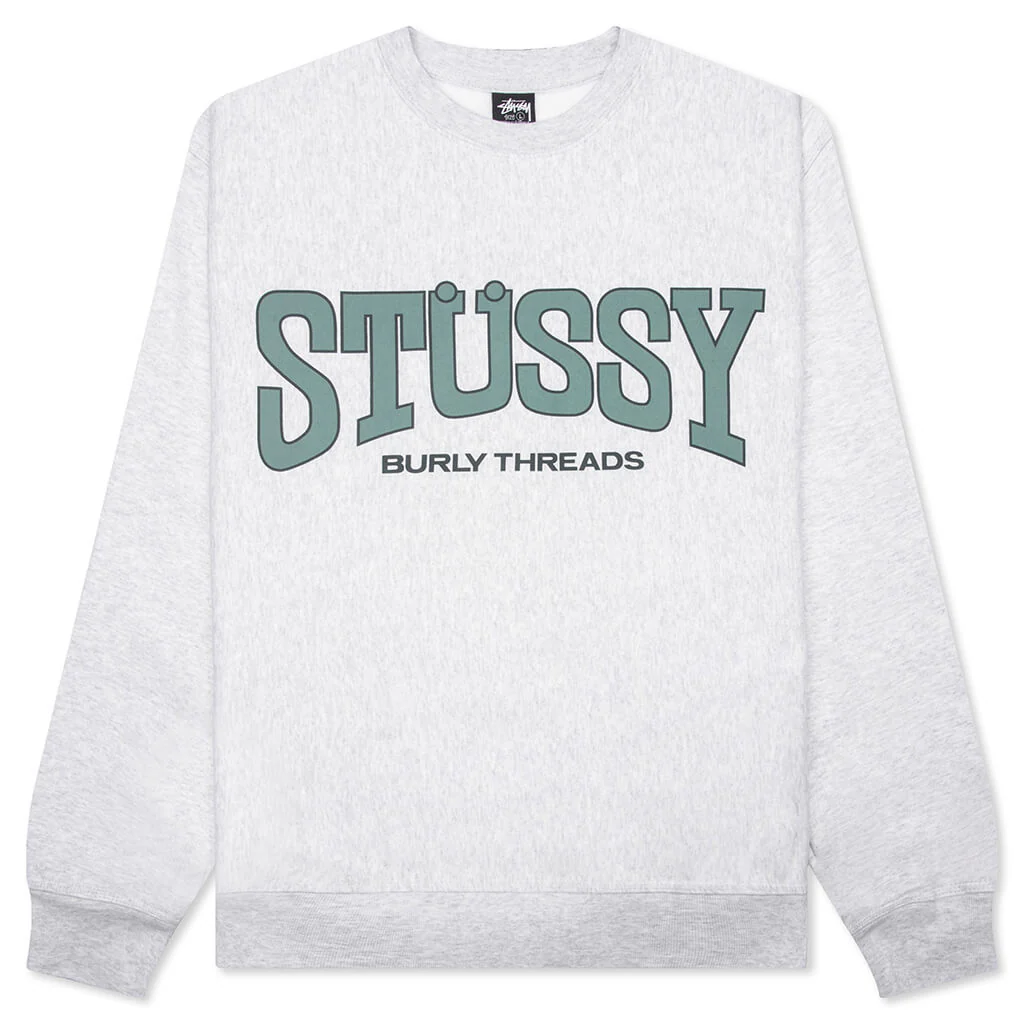 Burly Threads Crew - Ash Heather