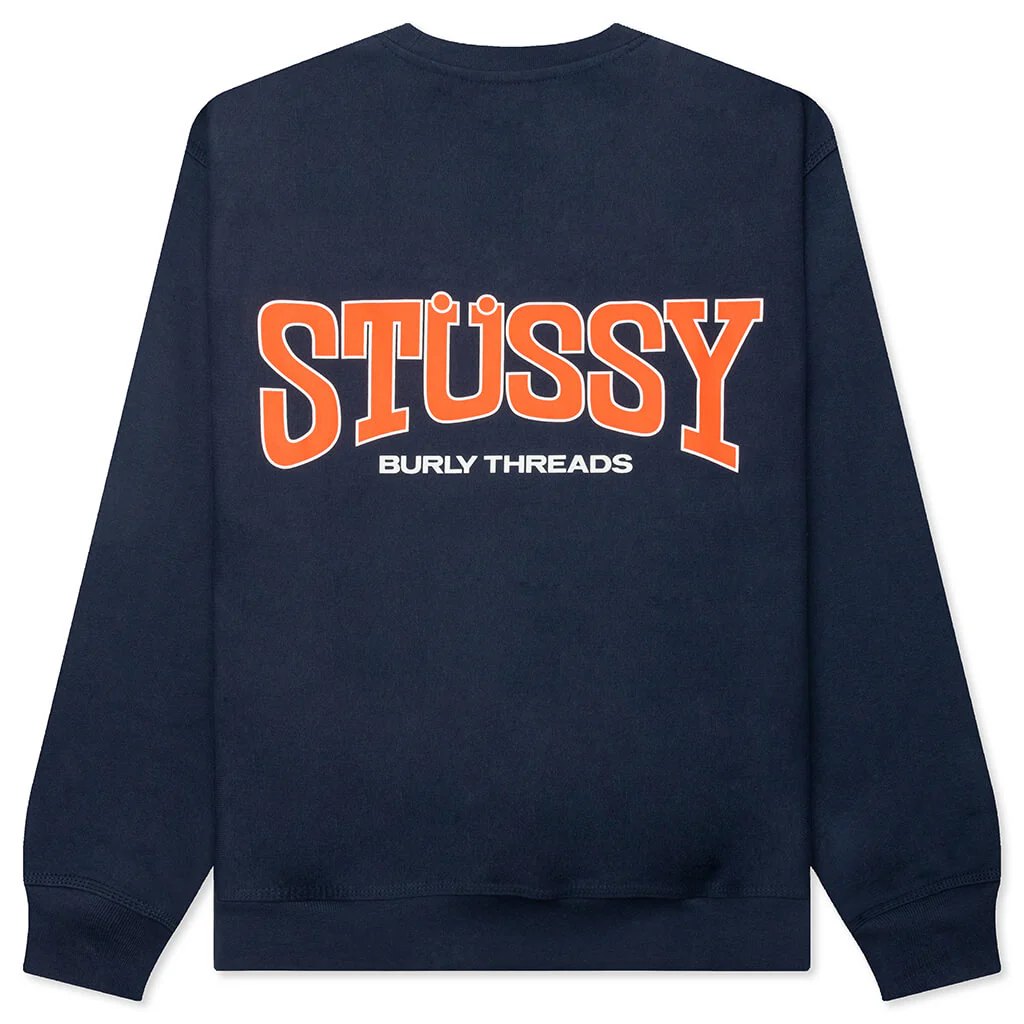 Burly Threads Crew - Navy - Image 2