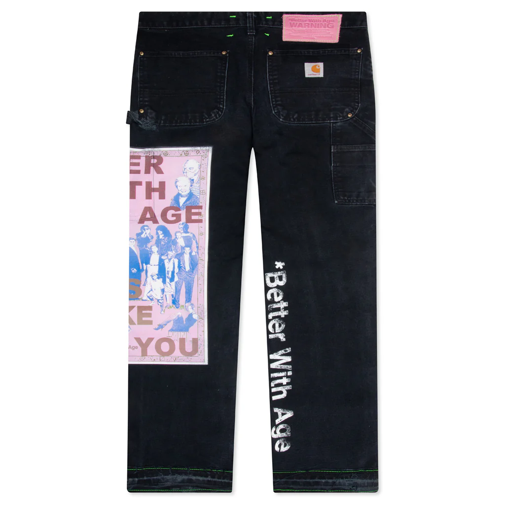 Better With Age x Carhartt Looks Like You Trouser - Indigo - Image 2
