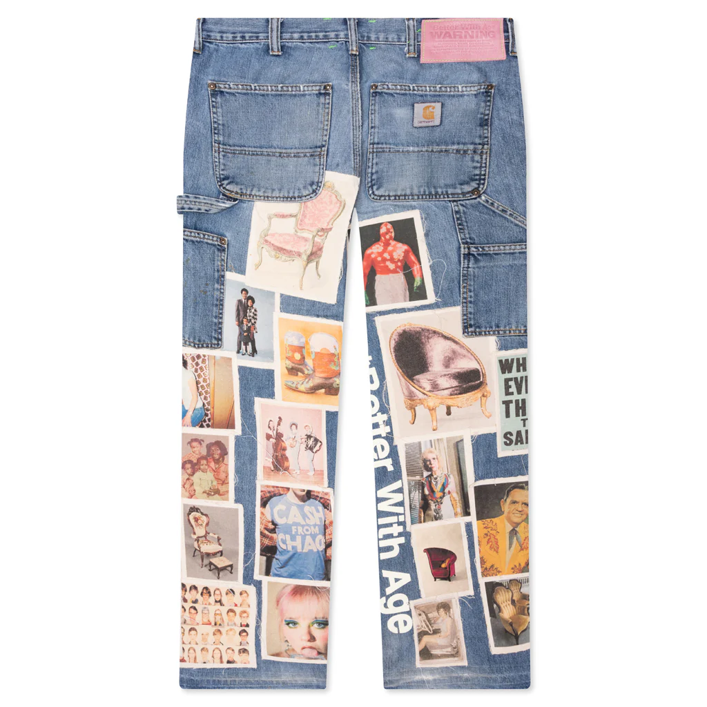 Better With Age x Carhartt Looks Like You Trouser - Indigo - Image 2