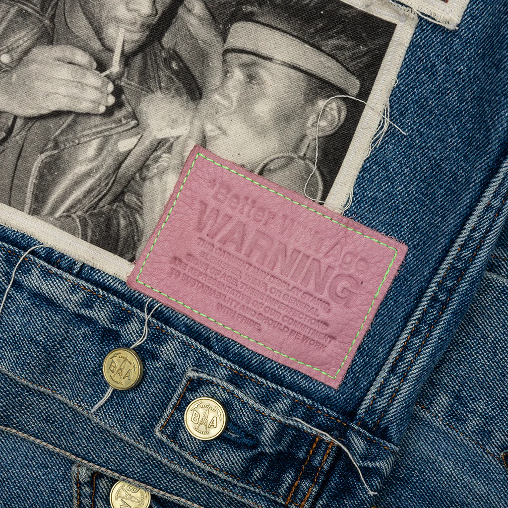 Portrait Denim Jacket - Multi - Image 5
