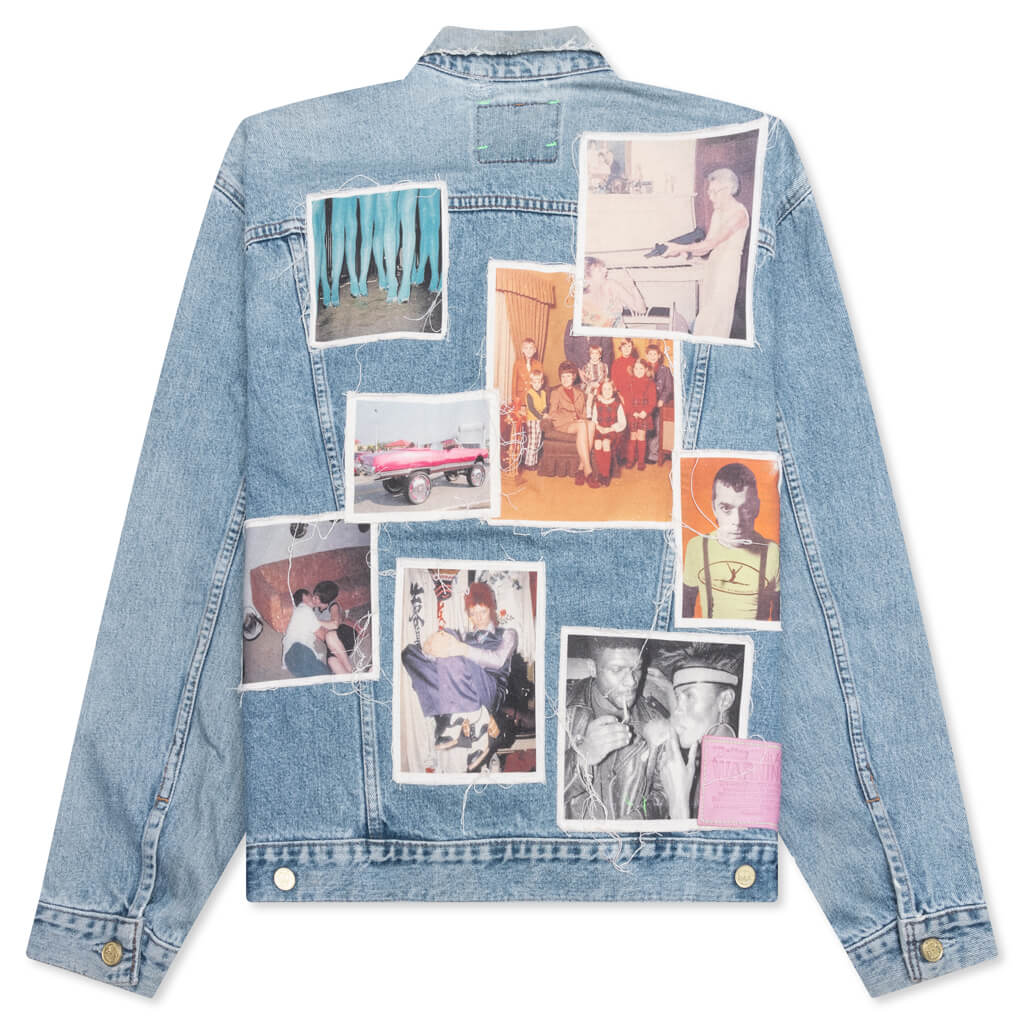 Portrait Denim Jacket - Multi - Image 2