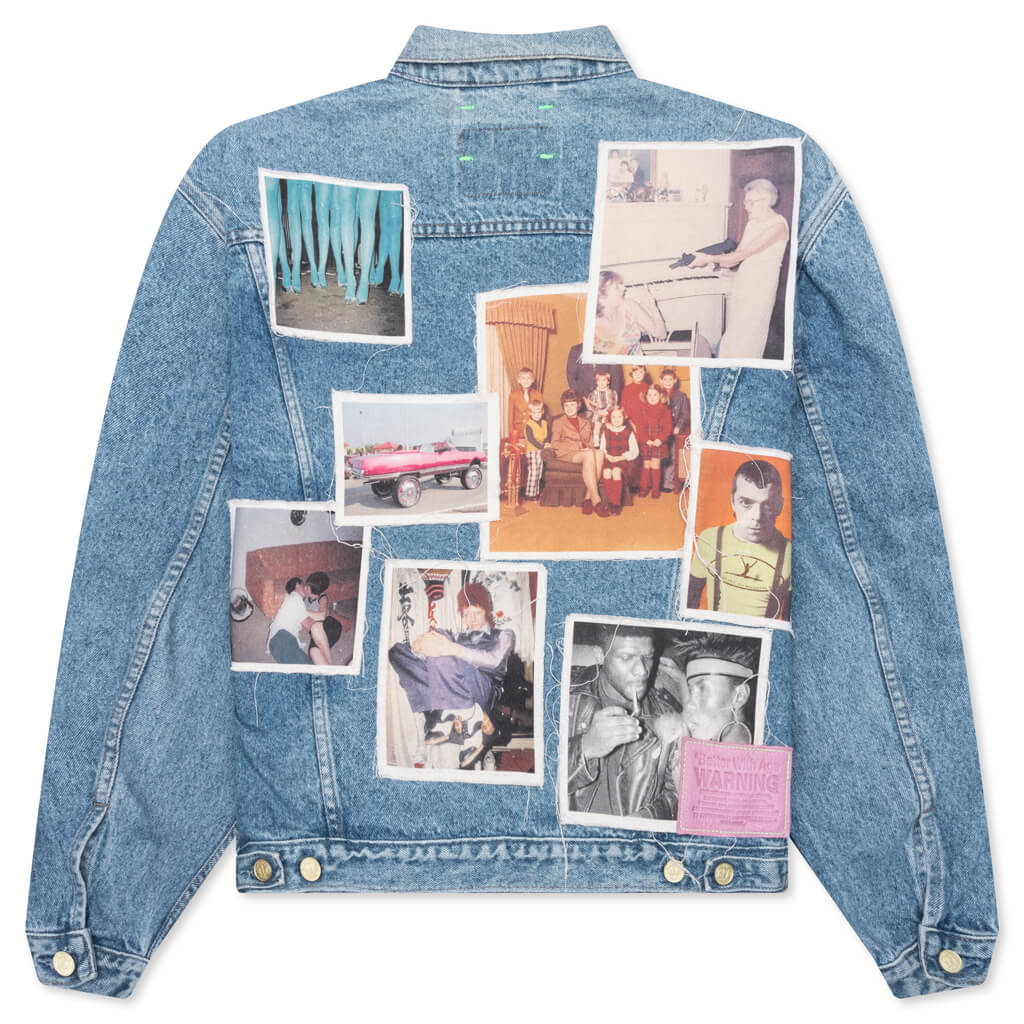 Portrait Denim Jacket - Multi - Image 2
